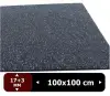 AZAK PRO Benekli Sıcak Pres Kauçuk Spor Zemin 100x100x2 cm [Beyaz Benekli] - m²