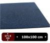 AZAK PRO Benekli Sıcak Pres Kauçuk Spor Zemin 100x100x2 cm [Mavi Benekli] - m²
