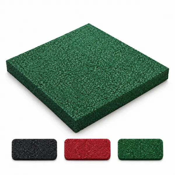 HR100-30 Standart Yüzey Kauçuk Karo 1000x1000 mm - 30 mm - m²