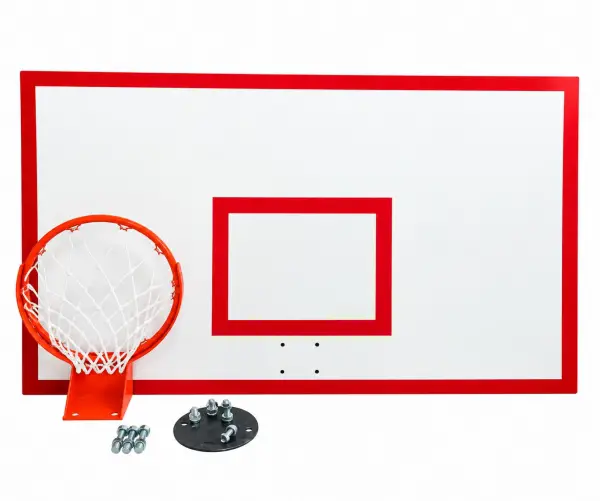 AZAK Basketbol Panya Seti Sabit Çember 105×180 1,5 mm Sac Panya - adet