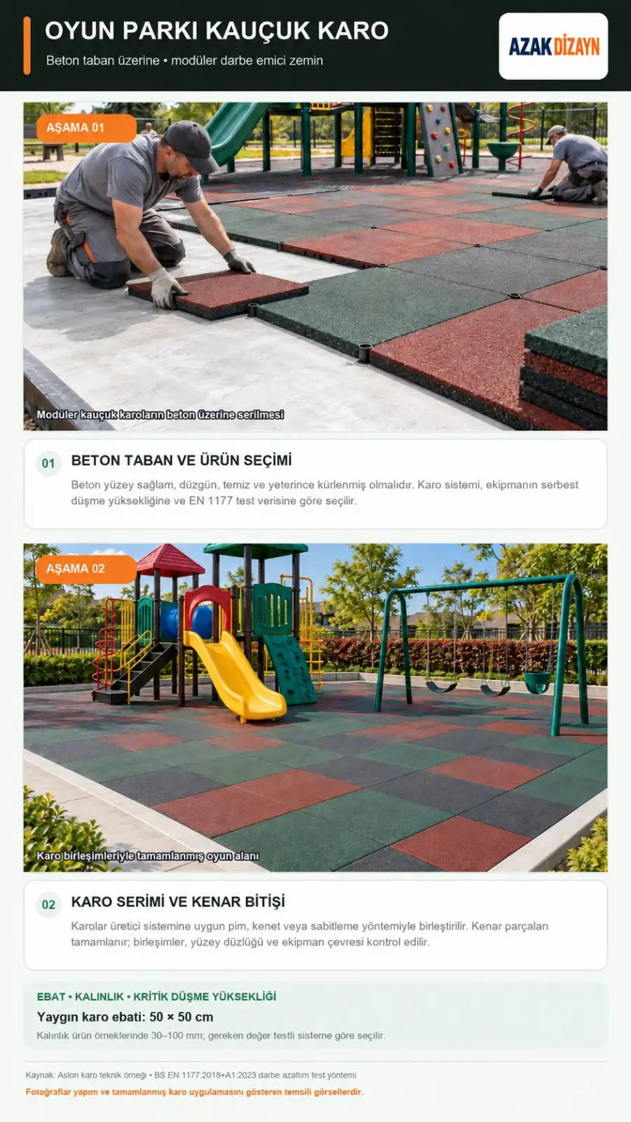 KAUÇUK ZEMİN KAPLAMA SİSTEMLERİ