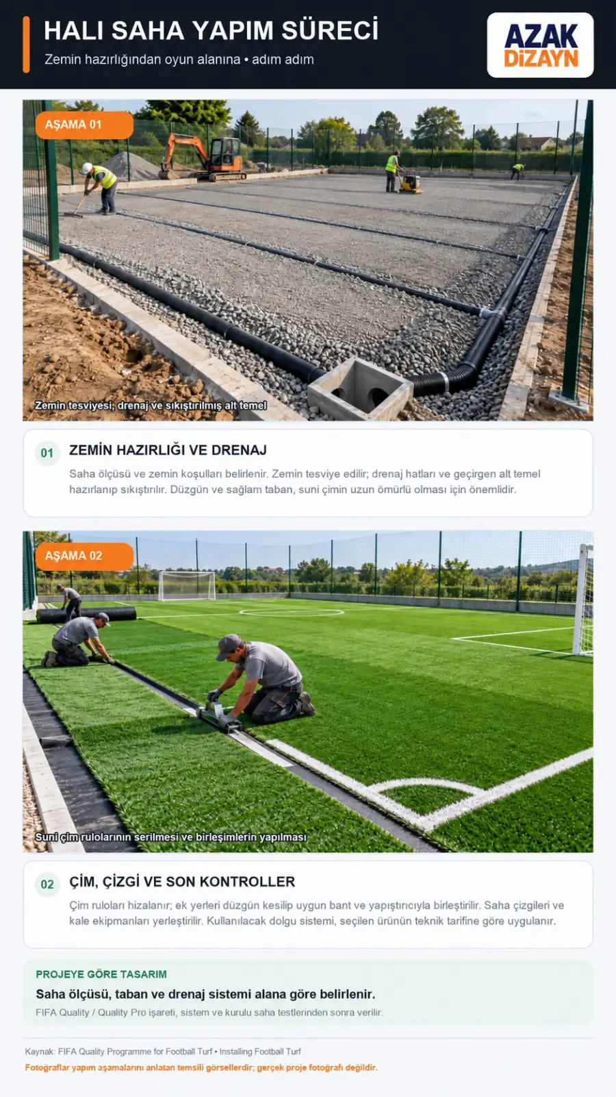 Halı Saha Uygulamaları