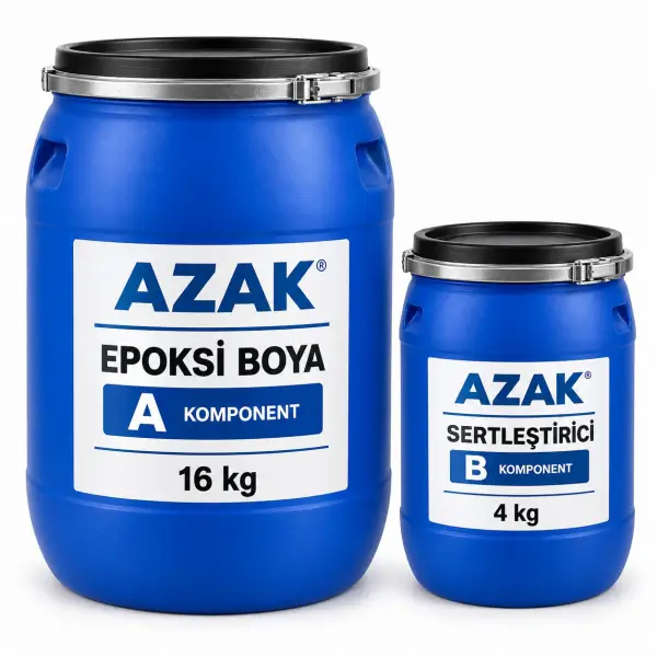 AZAK Epoksi Boya - A+B 20 kg Takım