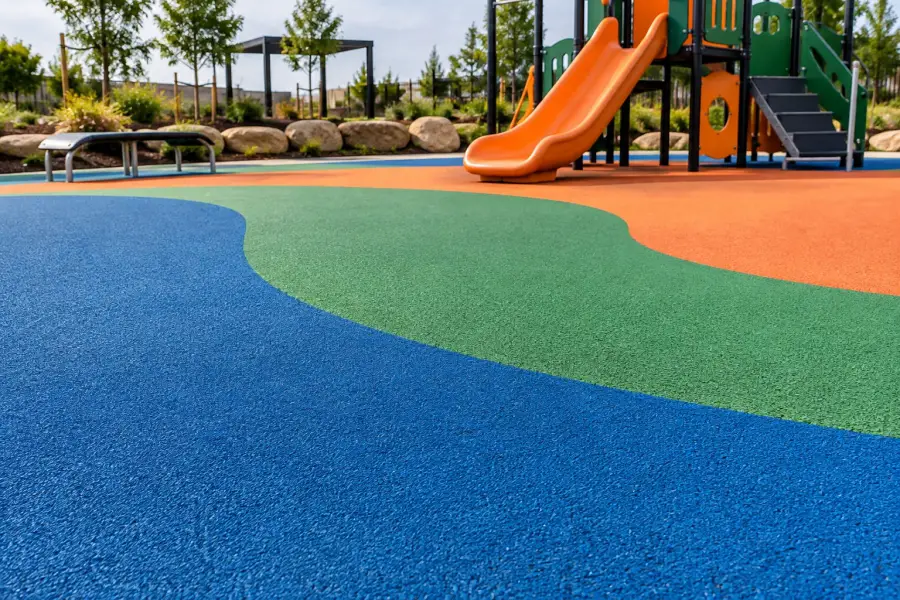 Dökme Kauçuk Zemin
