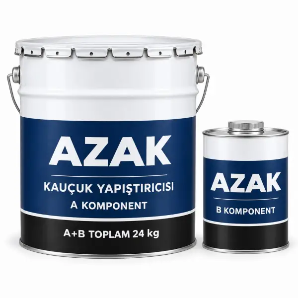 AZAK Kauçuk Yapıştırıcısı - A+B 24 kg Takım