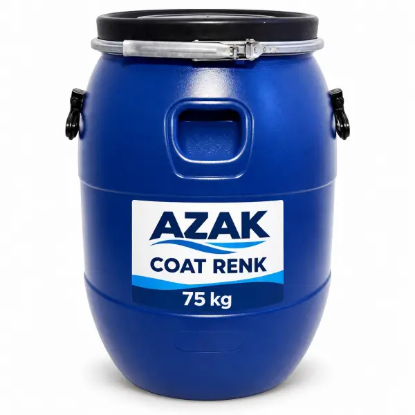 AZAK Coat Renk Akrilik Kort Boyası - 75 kg Varil