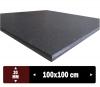 AZAK PRO Sıcak Pres Kauçuk Spor Zemin 100x100x2 cm [Gri] - m²