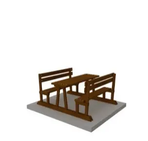 PİK-15 150 Cm - Emprenyeli Çam Ahşap
