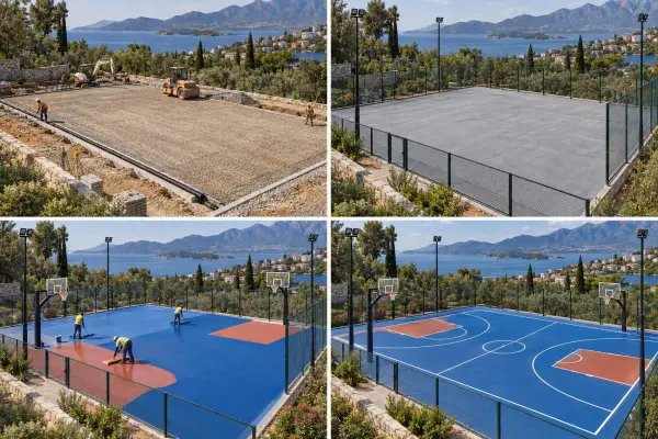 AZAK Anahtar Teslim Basketbol Sahası - m²