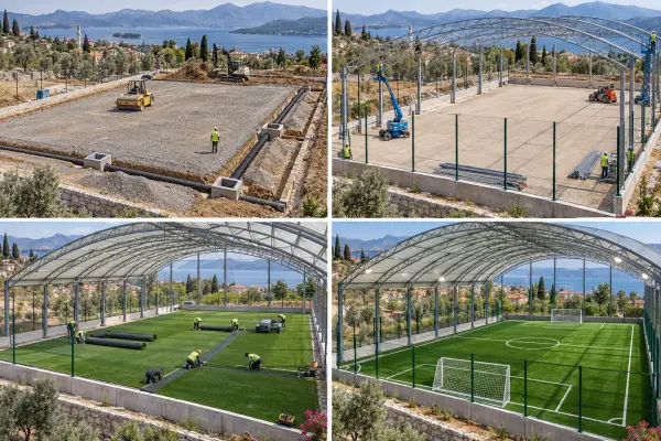 AZAK Anahtar Teslim Kapalı Halı Saha - m²